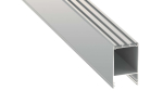 Lumines profile type CLARO anodized silver, 3 m
